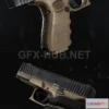 1185104 - PBR Game 3D Model - Glock PBR