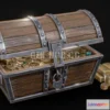 1185118 - PBR Game 3D Model - Gold Chest