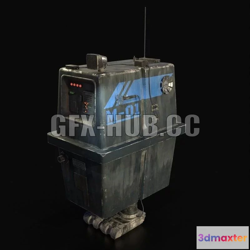 1185138 - PBR Game 3D Model - Gonk Droid - Star Wars