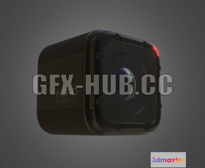 1185142 - PBR Game 3D Model - GoPro HERO Session