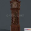 1185164 - PBR Game 3D Model - Grandfather Clock