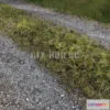 1185172 - PBR Game 3D Model - Gravel road 2