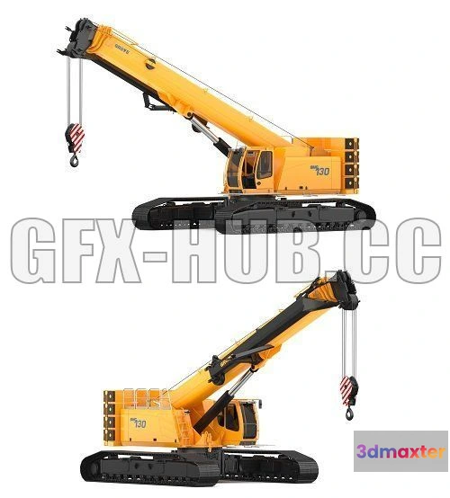 1185220 - PBR Game 3D Model - Grove GHC130 Crane