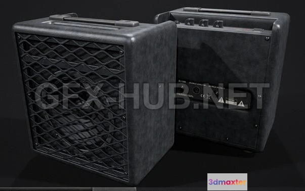 1185238 - PBR Game 3D Model - Guitar Amplifier