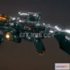 1185242 - PBR Game 3D Model - Gun Incinerator Rifle