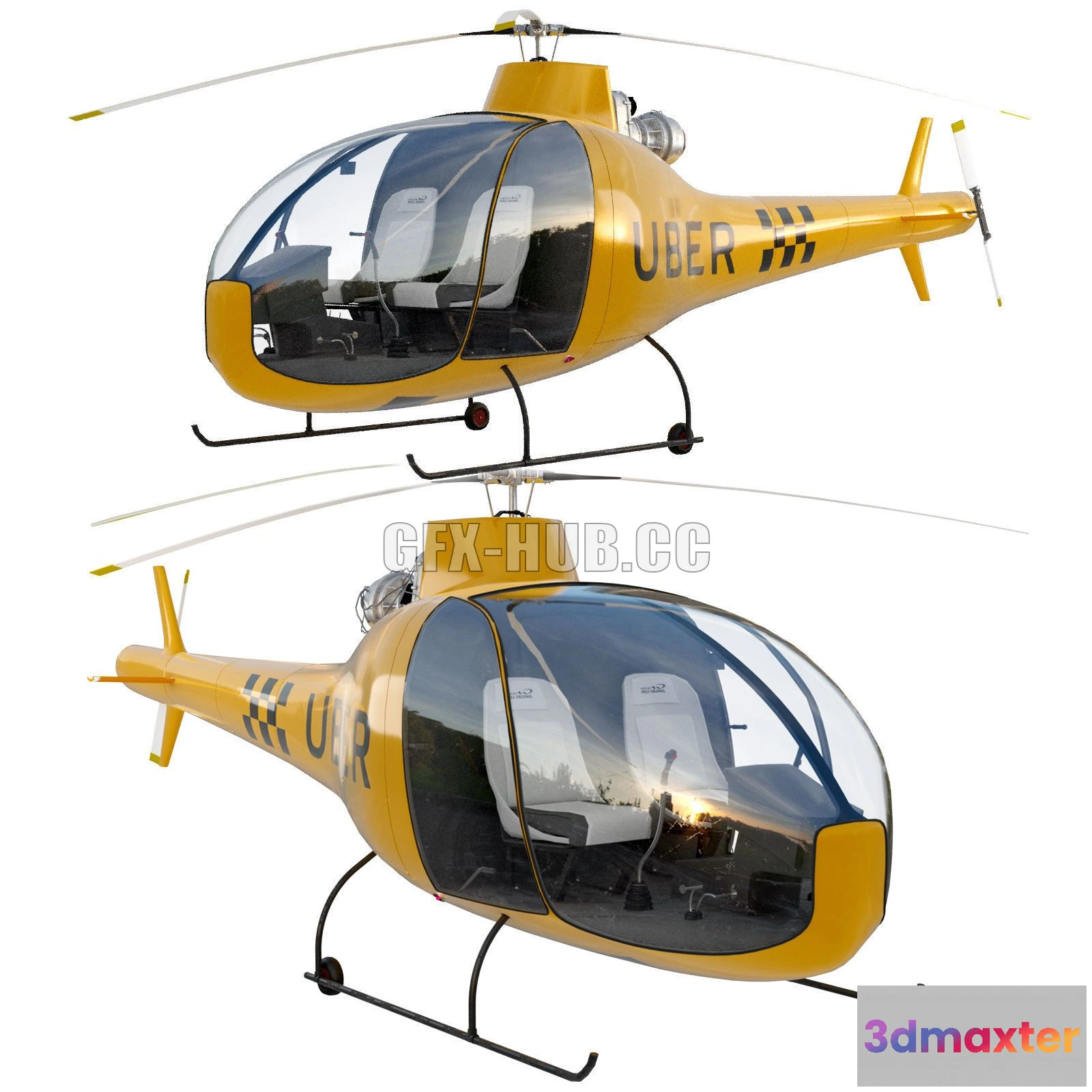 1185268 - PBR Game 3D Model - HAD1-T Helineo Uber