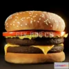 1185286 - PBR Game 3D Model - HAMBURGER