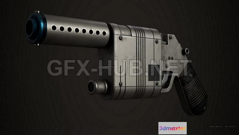 1185292 - PBR Game 3D Model - Han Solo LPA NN-14