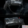 1185294 - PBR Game 3D Model - Hand Cannon