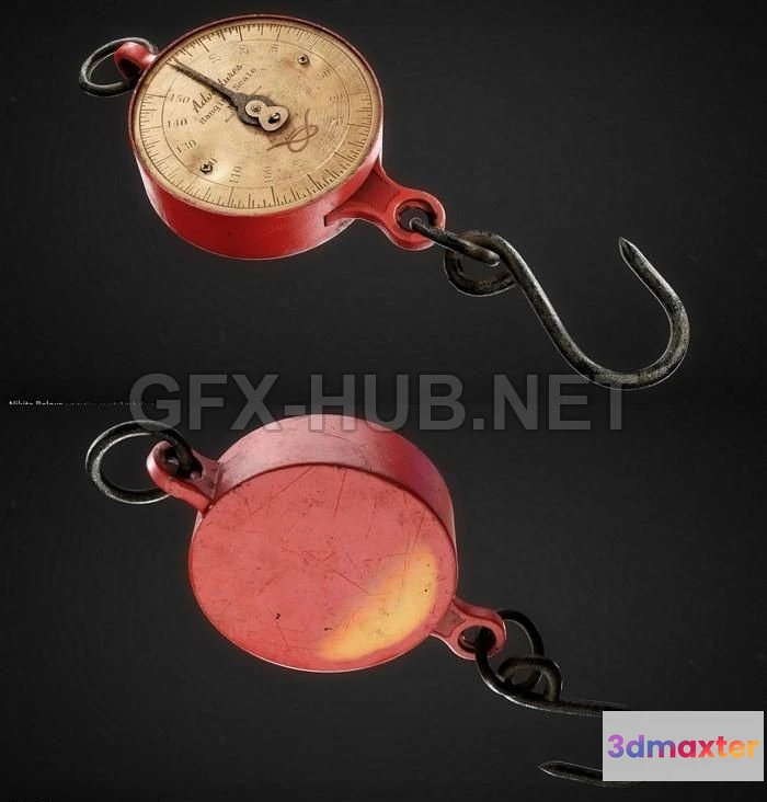 1185322 - PBR Game 3D Model - Hanging Scale