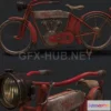 1185330 - PBR Game 3D Model - Harley Davidson Bike