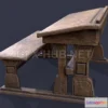1185342 - PBR Game 3D Model - Harry Potter desk