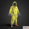 1185354 - PBR Game 3D Model - HAZMAT NBC Suit 1