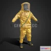 1185356 - PBR Game 3D Model - HAZMAT NBC Suit