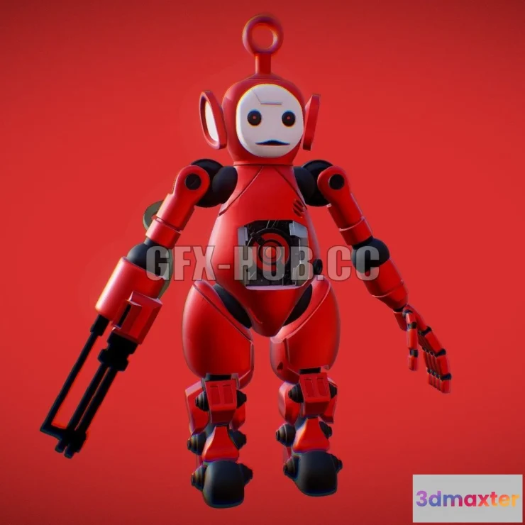 1185388 - PBR Game 3D Model - Heavy Teletubbies-POPO