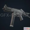 1185392 - PBR Game 3D Model - Heckler Koch UMP 45 PBR