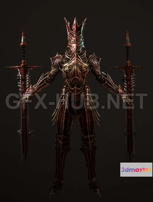 1185412 - PBR Game 3D Model - Hell Knight PBR