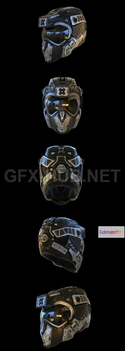 1185426 - PBR Game 3D Model - Helmet C19