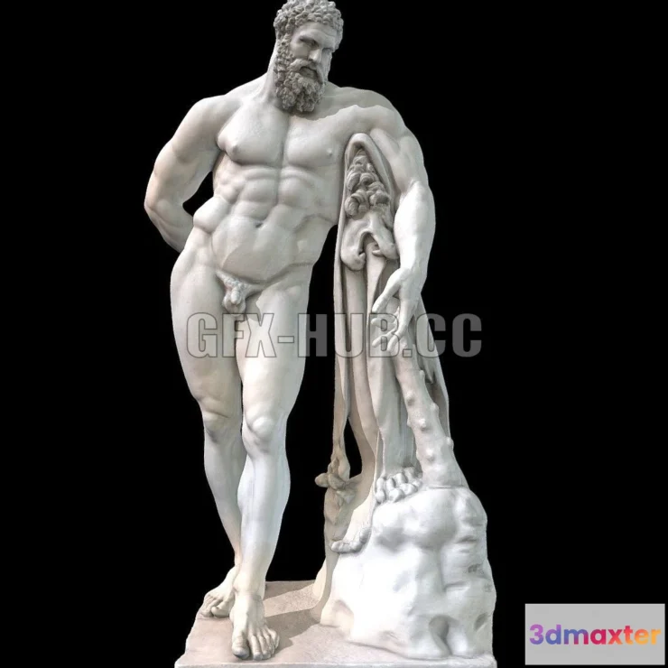 1185440 - PBR Game 3D Model - Hercules Farnese