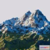 1185444 - PBR Game 3D Model - Hero mountain