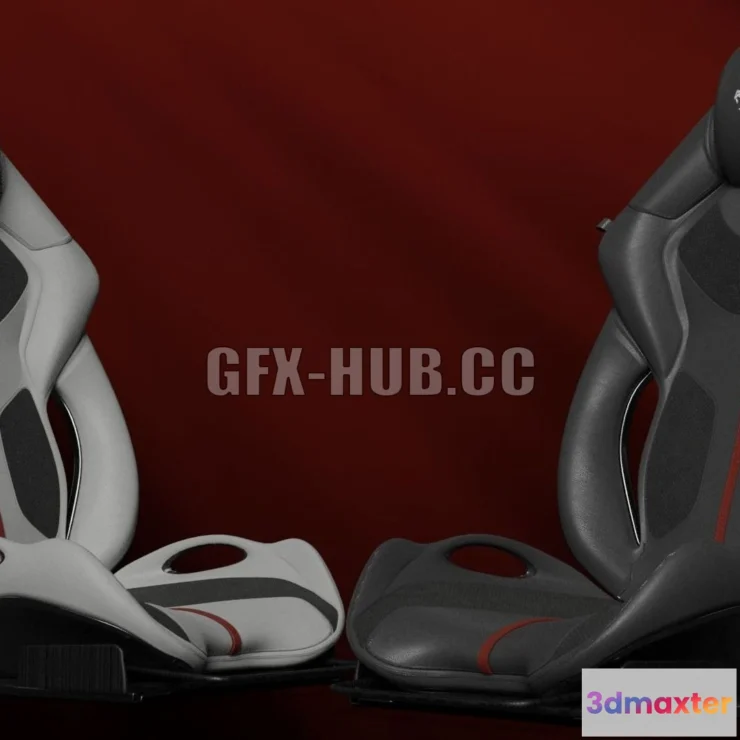 1185454 - PBR Game 3D Model - High quality Sport Seat