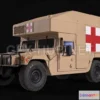 1185492 - PBR Game 3D Model - HMMWV Ambulance