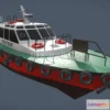 1185522 - PBR Game 3D Model - Hopper Dredger MV 34Crane34 1972