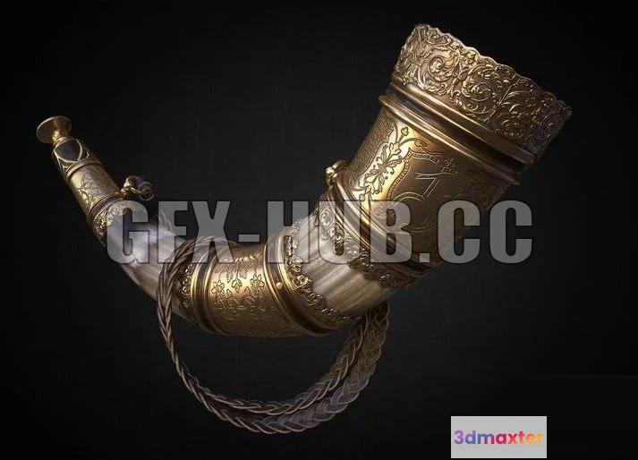 1185526 - PBR Game 3D Model - Horn