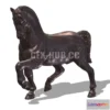 1185536 - PBR Game 3D Model - Horse Statue