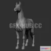 1185538 - PBR Game 3D Model - Horse