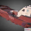 1185550 - PBR Game 3D Model - Hoverboat
