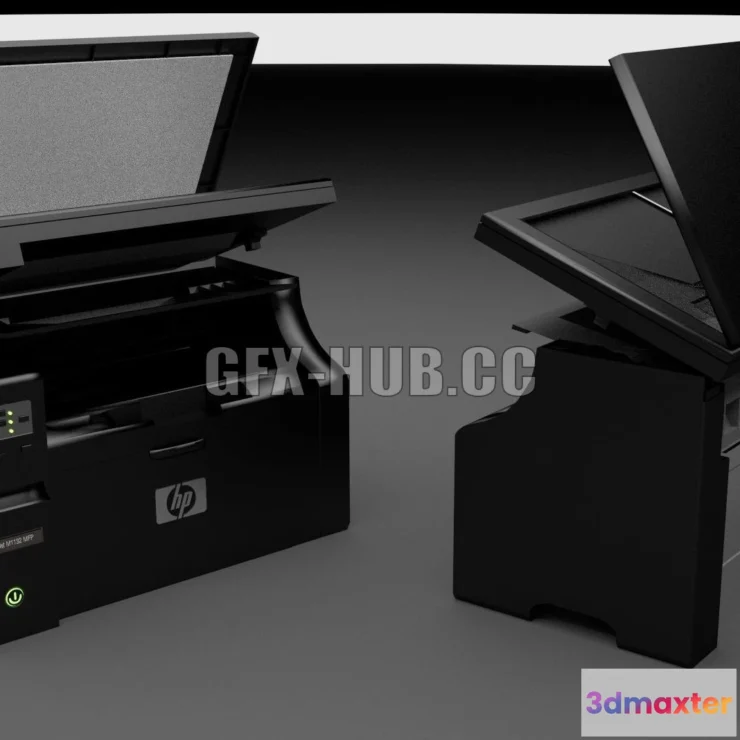 1185556 - PBR Game 3D Model - HP LaserJet Pro M1132 MFP