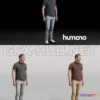 1185600 - PBR Game 3D Model - Humano Man standing and looking 0519