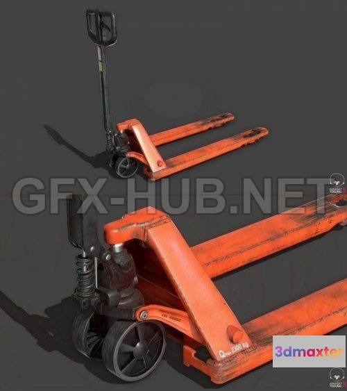 1185624 - PBR Game 3D Model - Hydraulic Pallet PBR