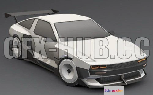 1185632 - PBR Game 3D Model - Hyundai N Vision 74 2023 Low-poly