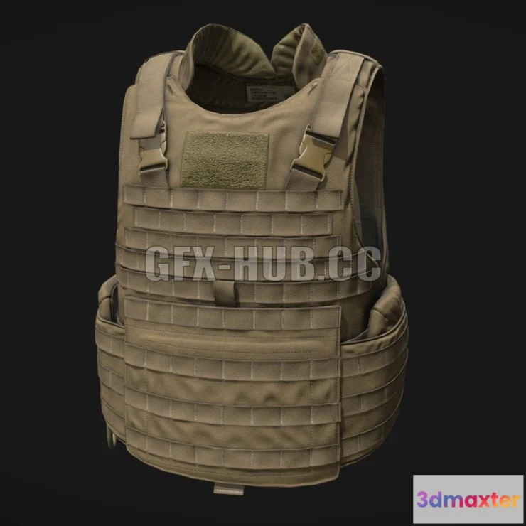 1185656 - PBR Game 3D Model - IMTV Body Armor
