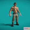 1185668 - PBR Game 3D Model - Indiana- Jones