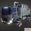 1185682 - PBR Game 3D Model - Industrial Hover Truck