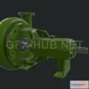 1185690 - PBR Game 3D Model - Industrial Pump