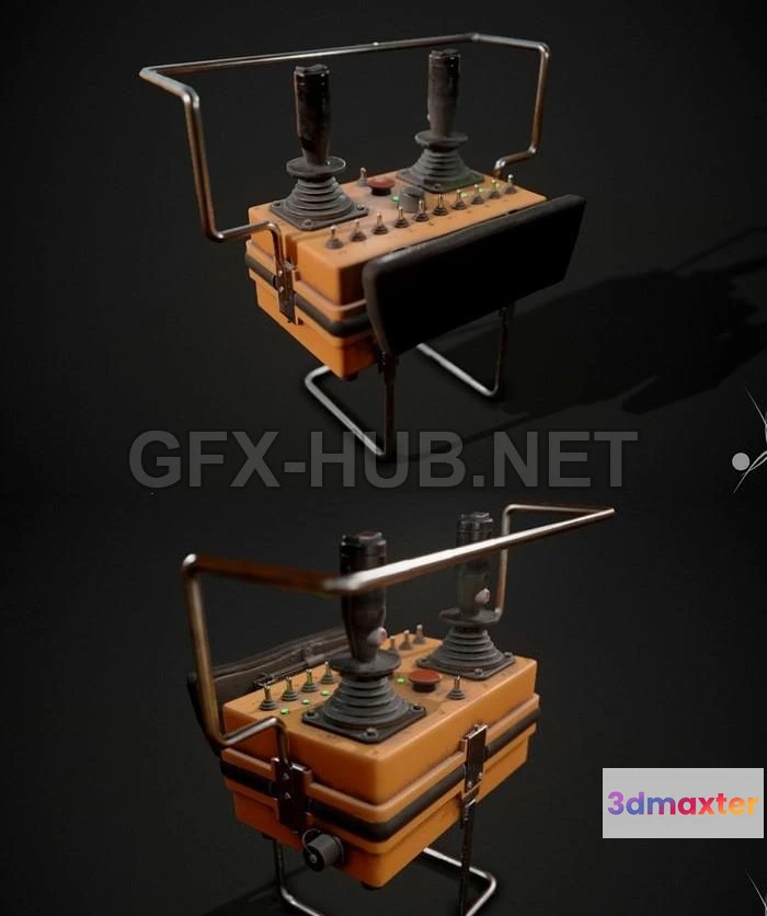 1185692 - PBR Game 3D Model - Industrial Remote controller