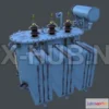 1185702 - PBR Game 3D Model - Industrial Transformer