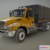1185732 - PBR Game 3D Model - International Durastar flatbed truck