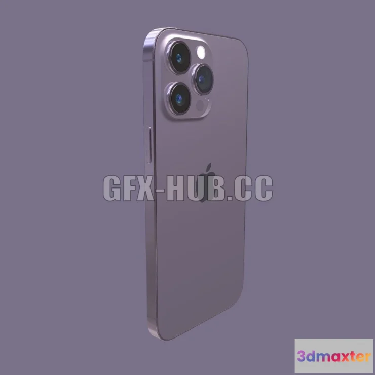 1185744 - PBR Game 3D Model - iPhone 14 Pro Max