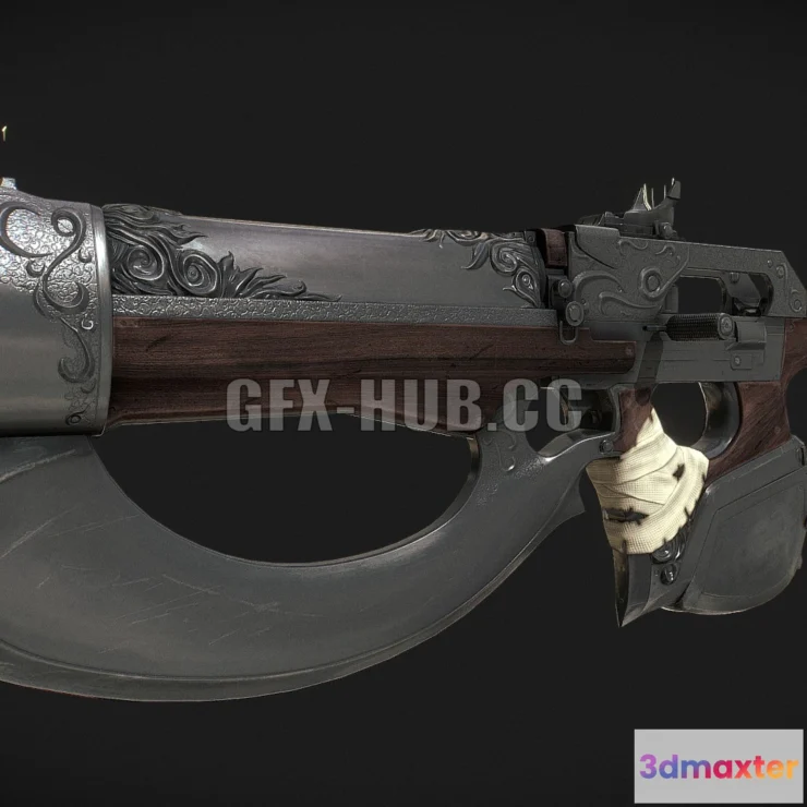 1185754 - PBR Game 3D Model - Iron Execution