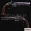 1185782 - PBR Game 3D Model - Italian Collier Revolver