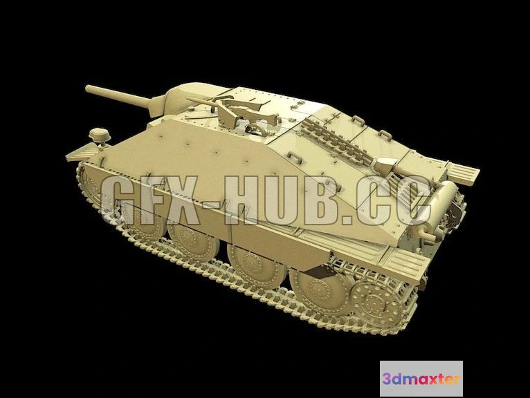 1185794 - PBR Game 3D Model - Jagdpanzer Hetzer