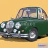 1185798 - PBR Game 3D Model - Jaguar MK2 cartoon stylized