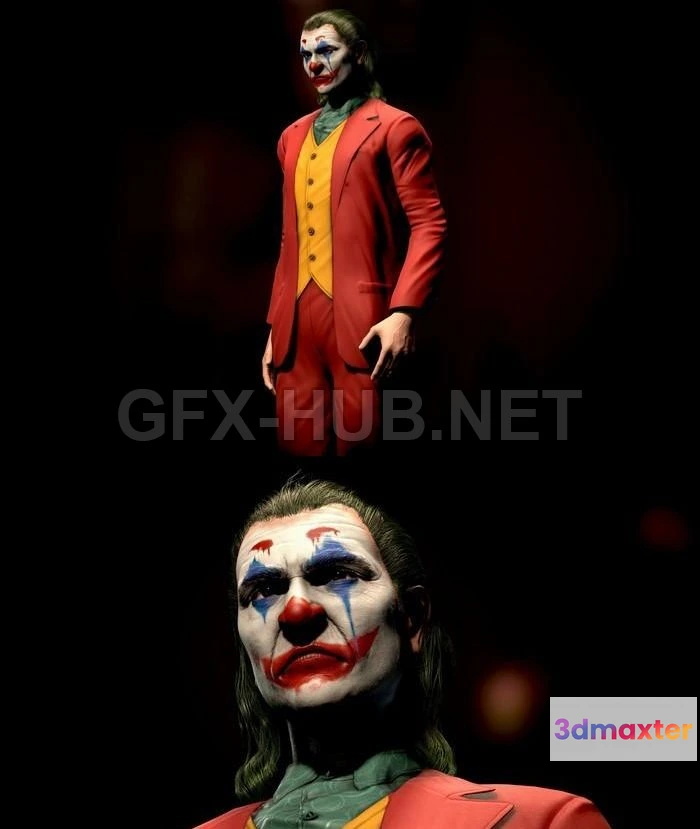 1185874 - PBR Game 3D Model - Joker