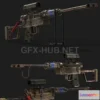 1185894 - PBR Game 3D Model - Junk Sniper Rifle