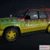 1185900 - PBR Game 3D Model - Jurassic Park SUV